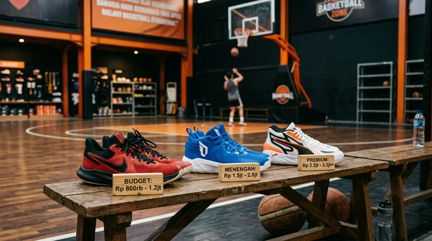 Daftar harga sepatu basket 2026 Nike Adidas Puma