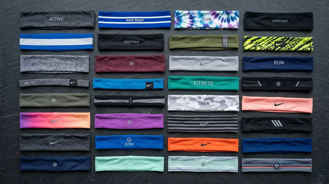 Headband olahraga keren stylish dan fungsional untuk atlet