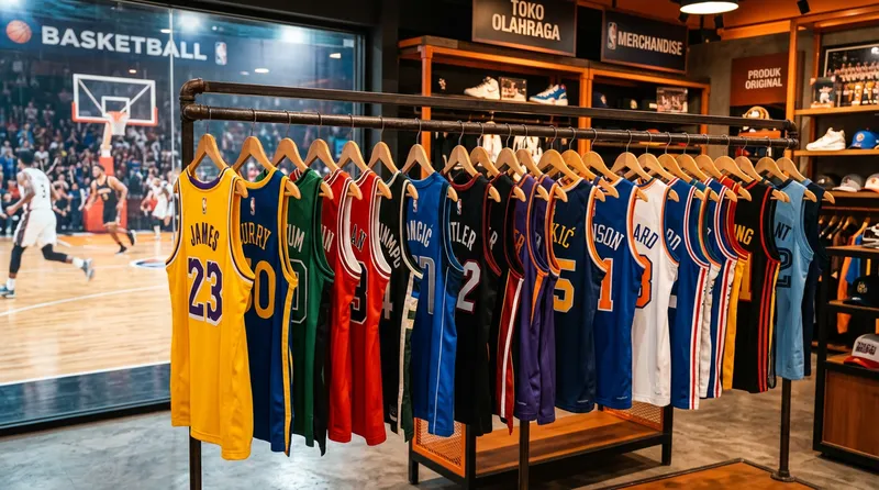 Jersey basket NBA original koleksi dan harga terbaru