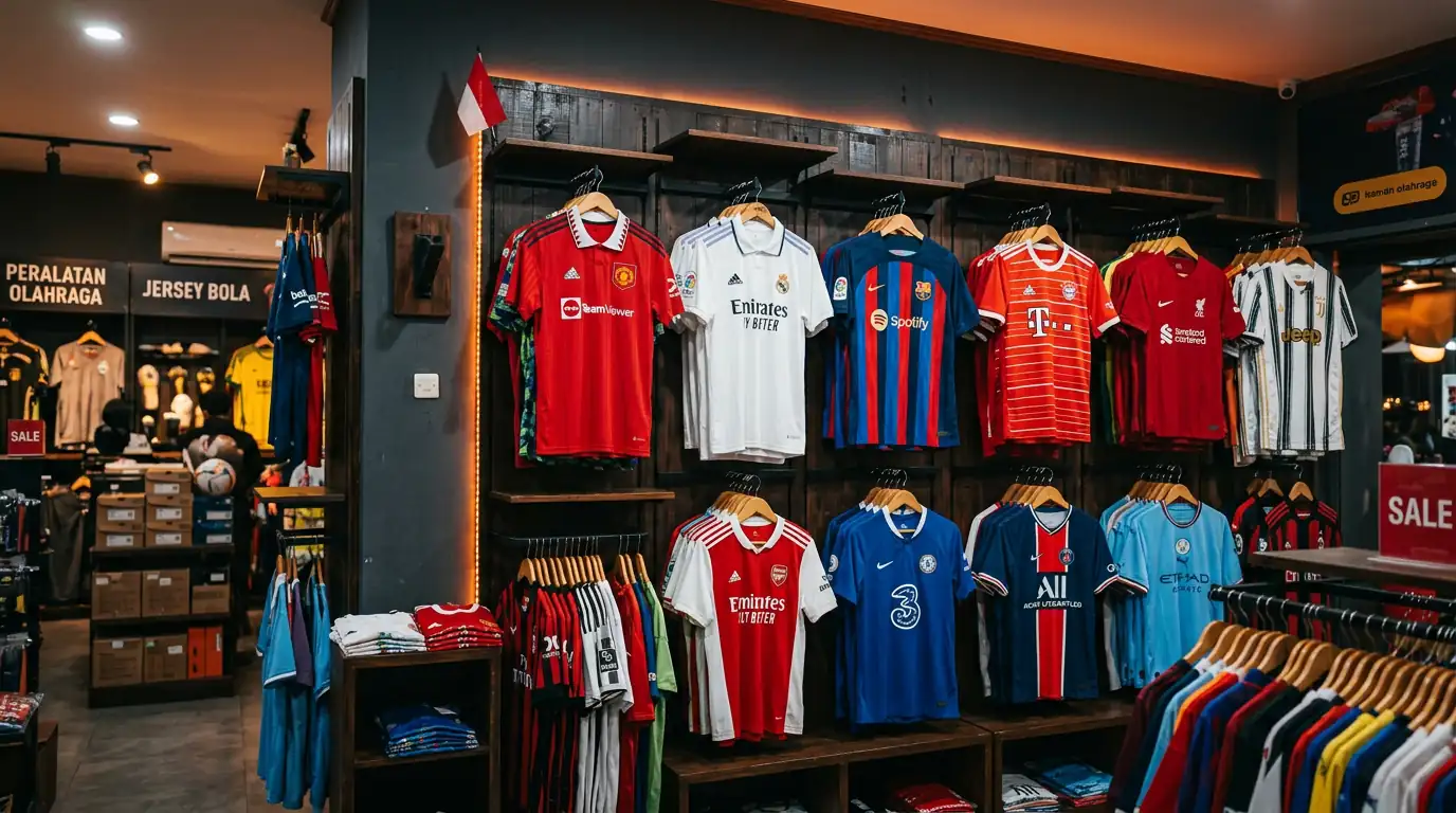 Jersey Klub Bola Eropa Terlaris di Indonesia