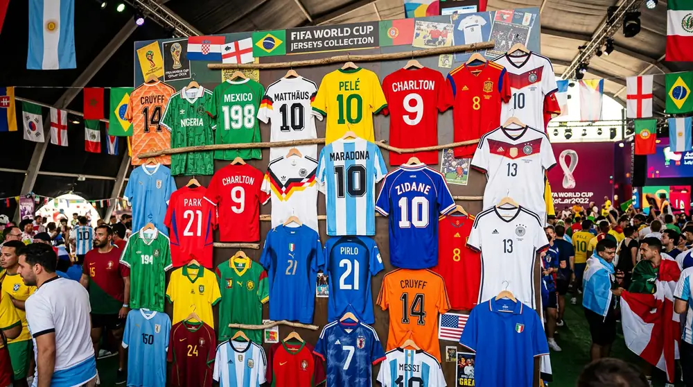 Koleksi jersey Piala Dunia edisi klasik dan terbaru