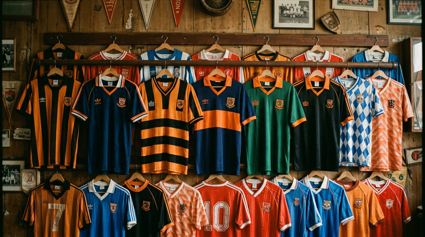 Koleksi jersey retro klasik yang wajib dimiliki penggemar bola