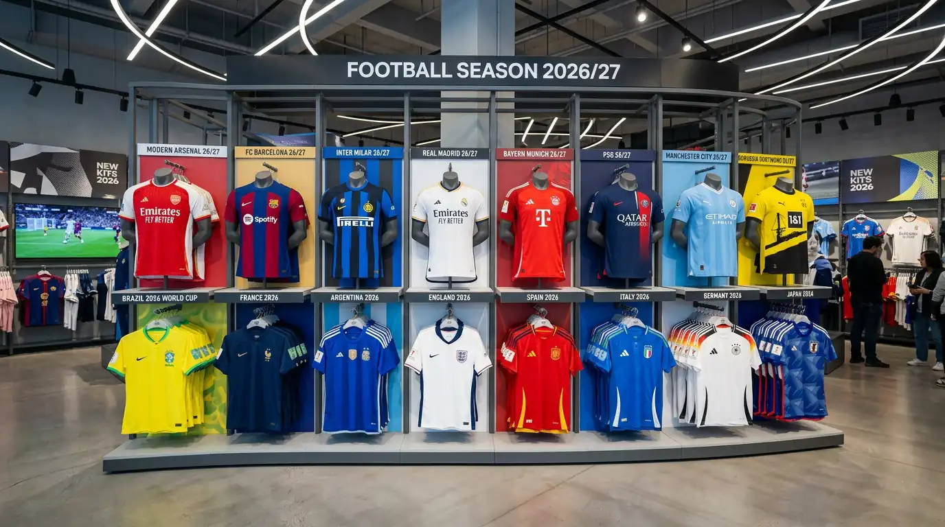 Update jersey klub dan timnas terbaru musim 2026