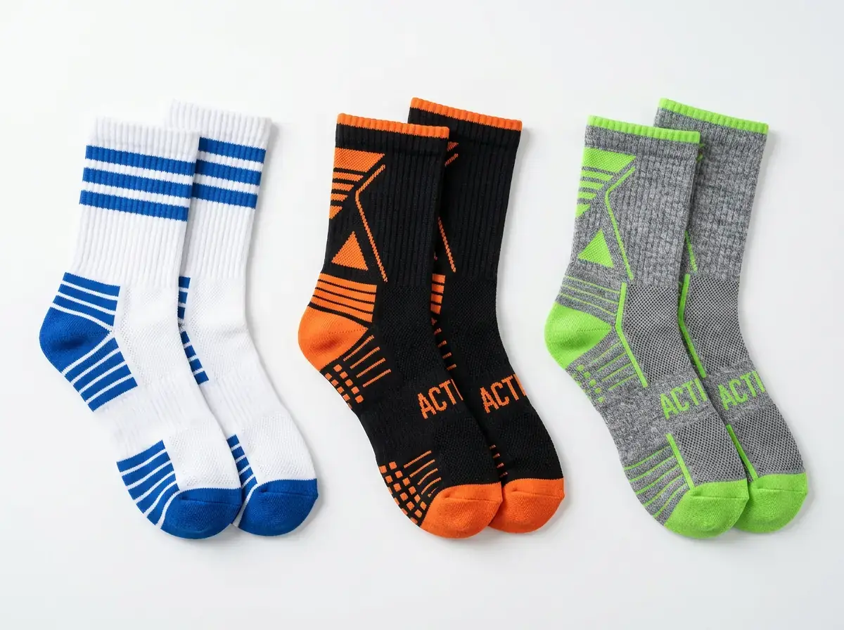 Kaos kaki olahraga anti lecet untuk futsal dan lari