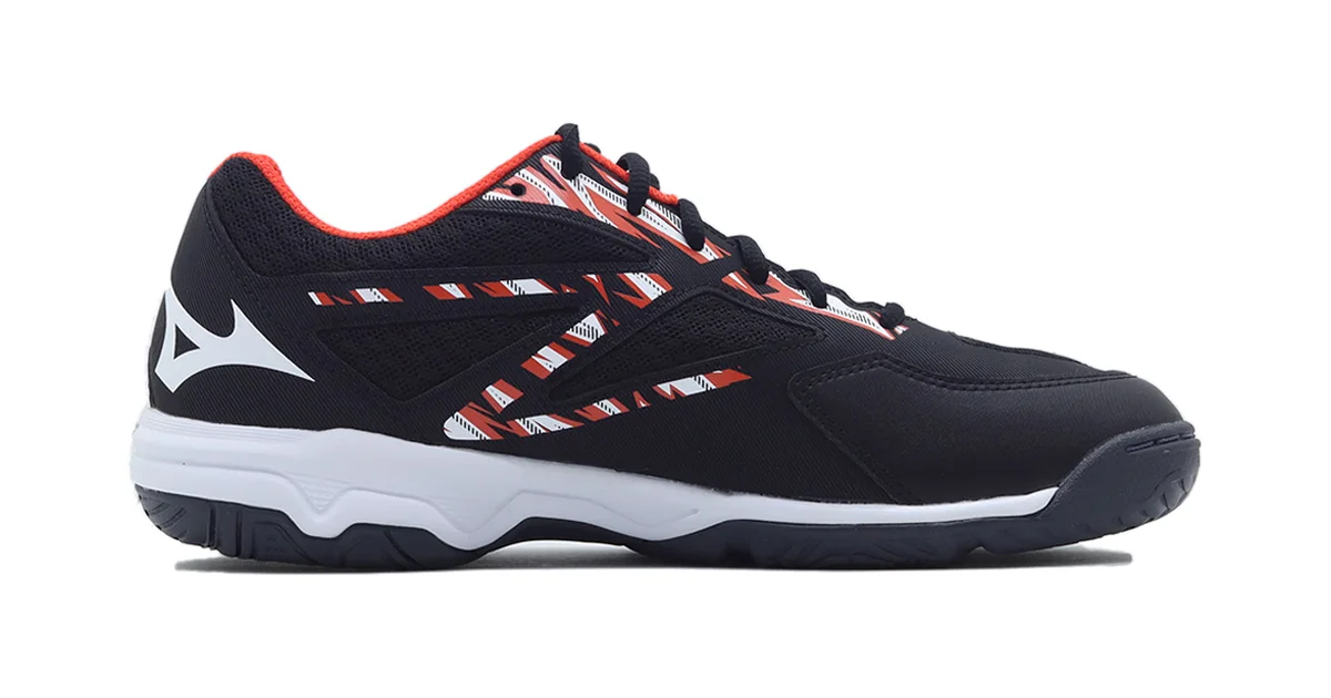 Foto produk Mizuno Wave Thunderstorm - Black/White/Cherry Tomato
