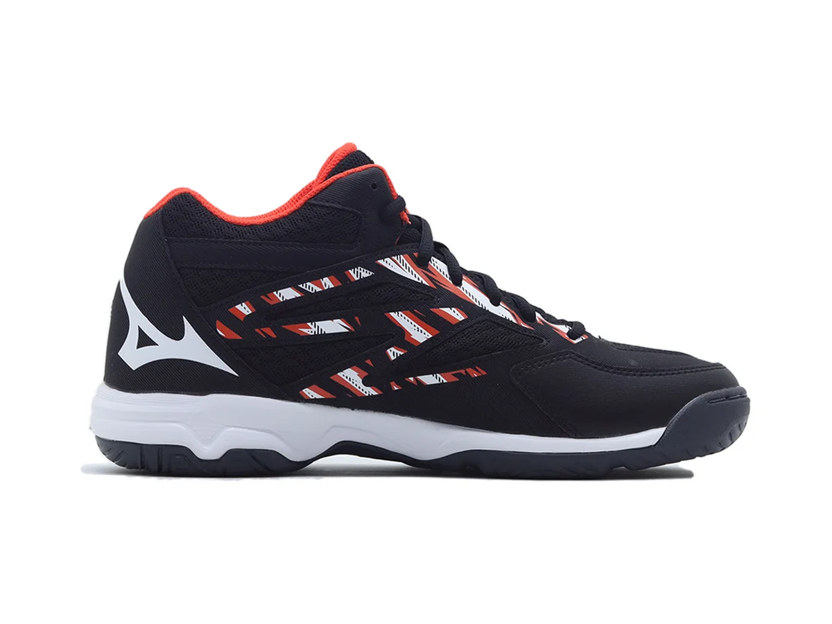 Foto produk Mizuno Wave Thunderstorm MID - Black/White/Cherry Tomato