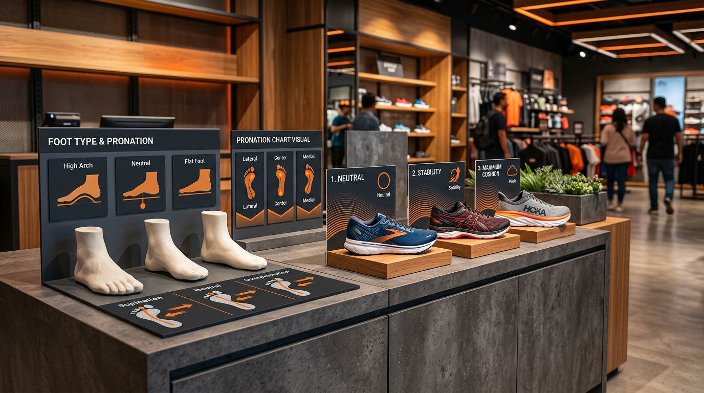 Panduan memilih sepatu lari sesuai tipe kaki dan medan