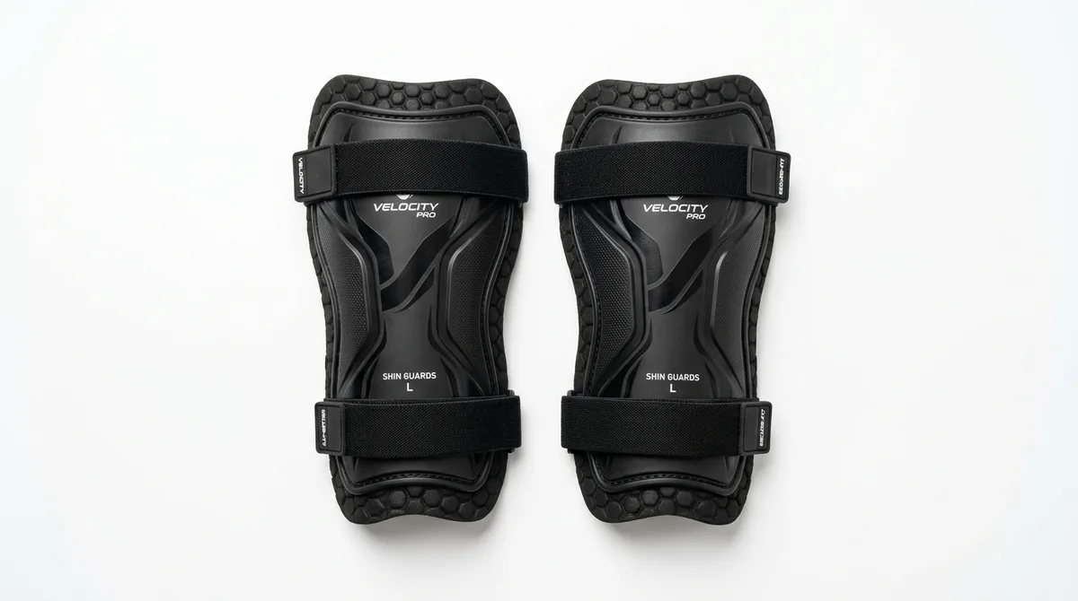 Pelindung tulang kering modern dengan padding foam dan shell keras