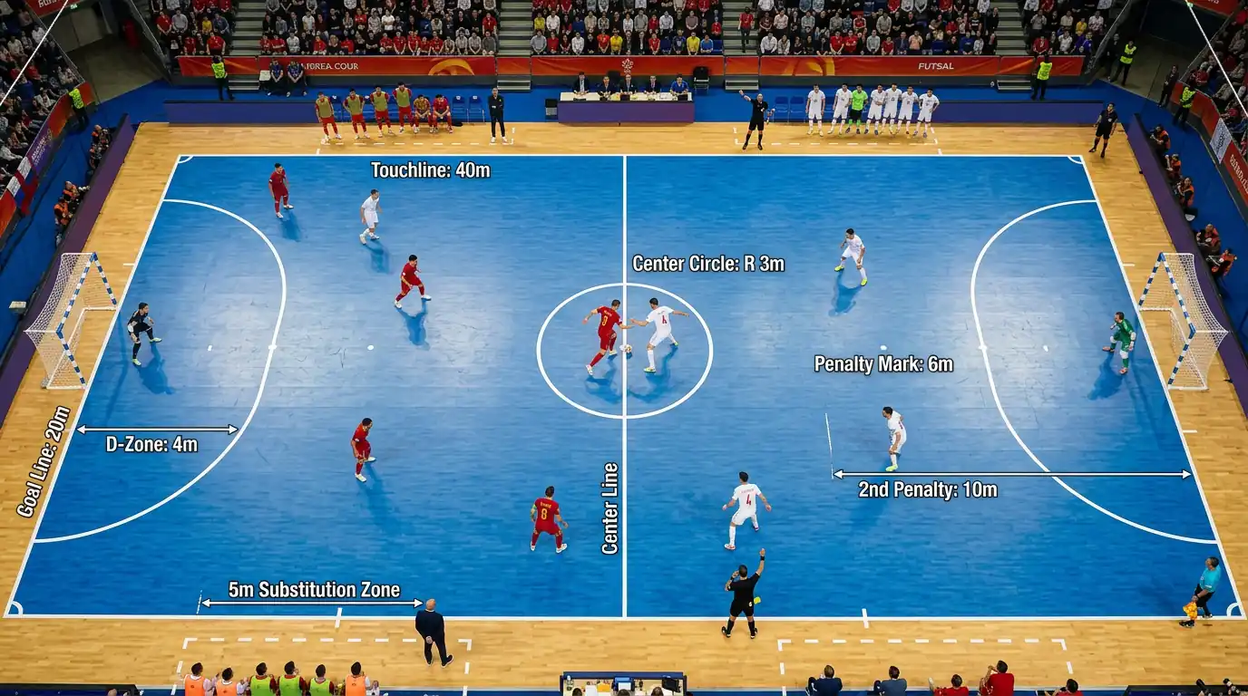 Peraturan Futsal Lengkap: Ukuran Lapangan, Waktu & Aturan