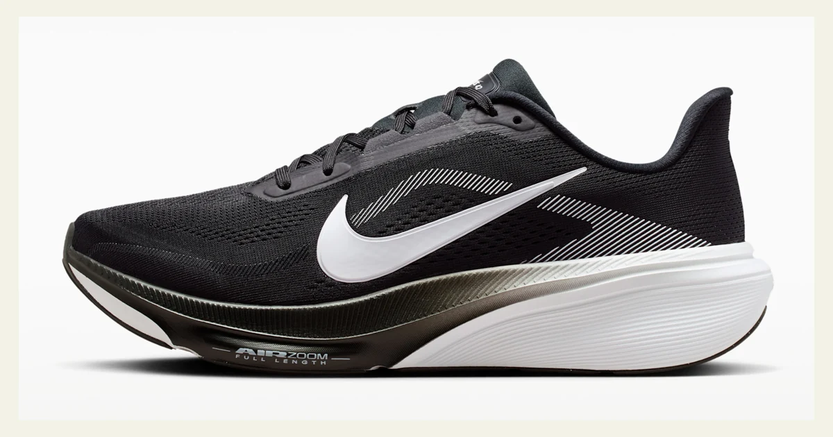 Nike Pegasus 42 warna Black/Photon Dust/White