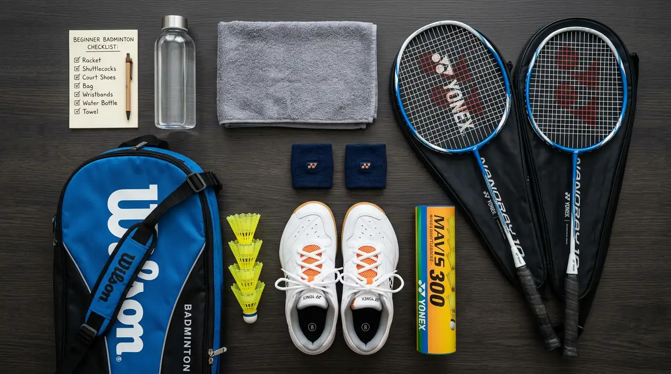Perlengkapan badminton lengkap checklist untuk pemula