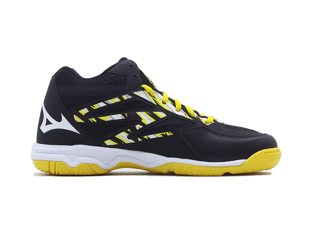 Foto produk Mizuno Wave Thunderstorm Mid - Black/White/Lemon Chrome