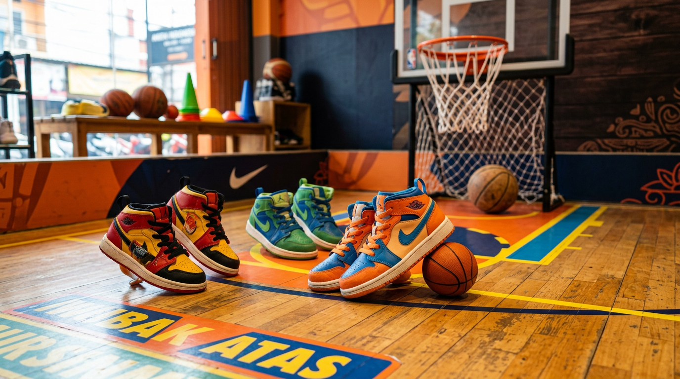 Sepatu basket anak rekomendasi untuk junior player