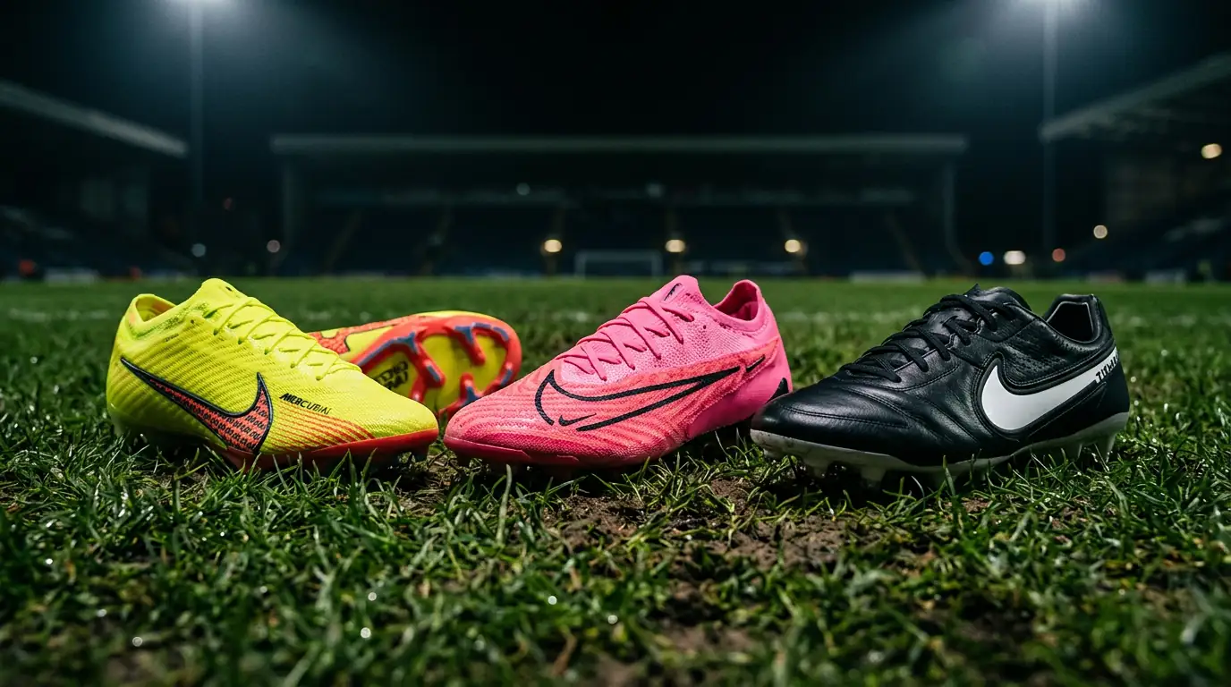 Review sepatu bola Nike Mercurial Phantom dan Tiempo