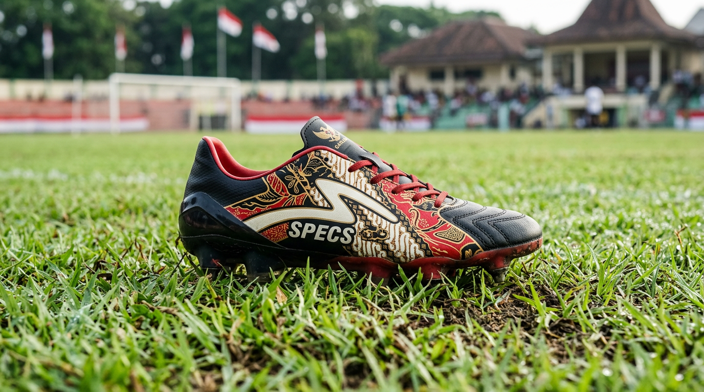 Sepatu bola Specs terlaris kualitas lokal harga terjangkau