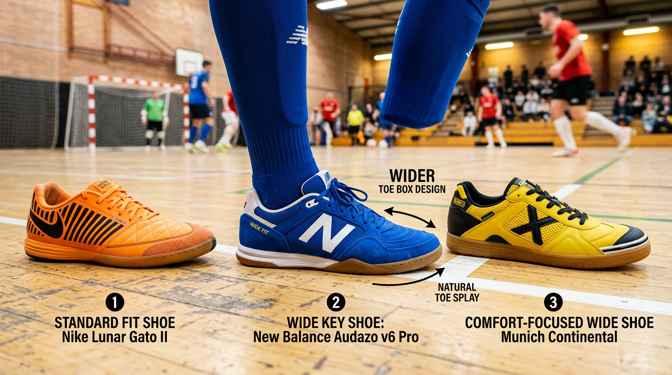 Rekomendasi Sepatu Futsal untuk Kaki Lebar, Anti Sempit!