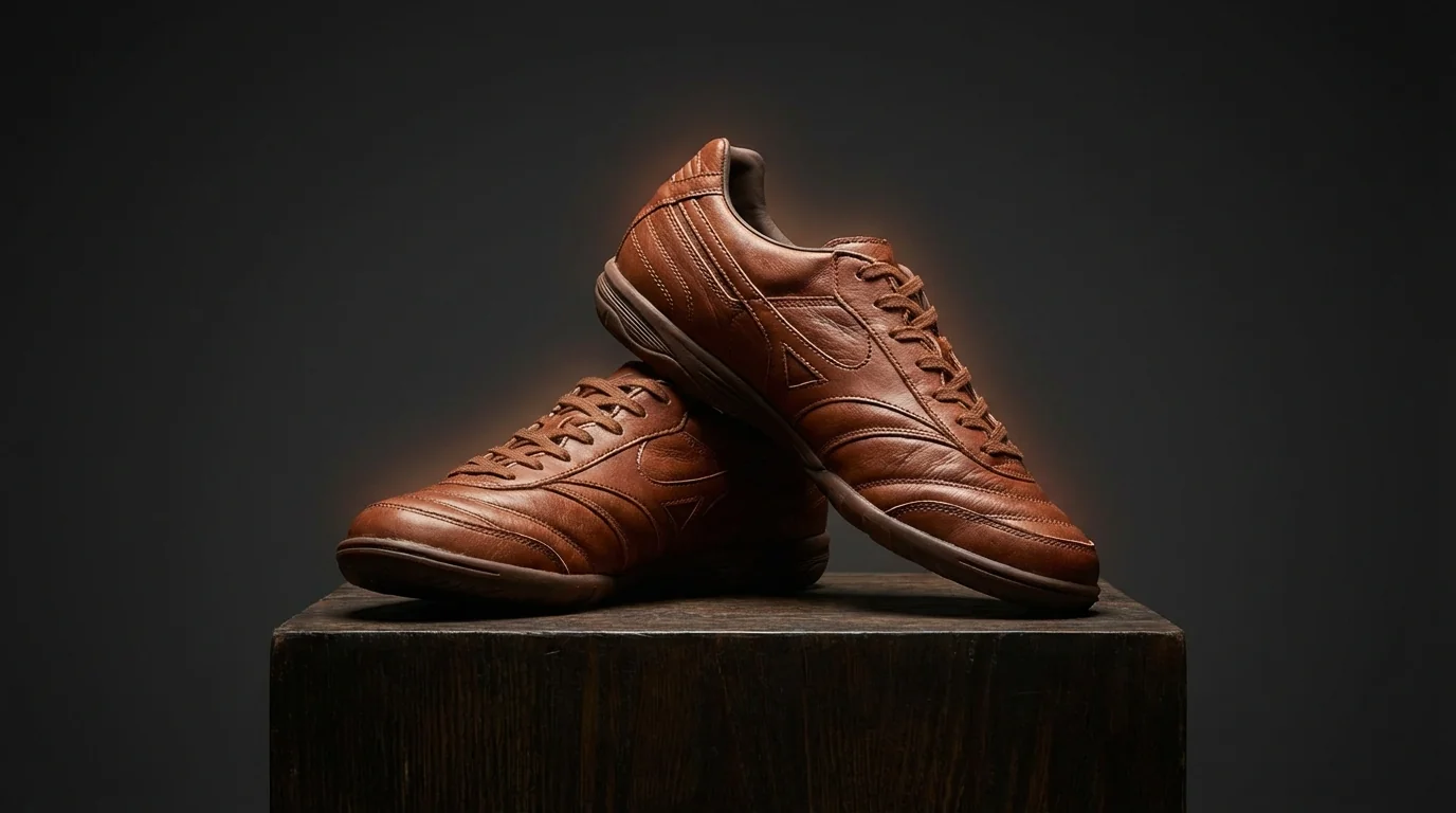 Sepatu futsal Mizuno Morelia Sala dengan bahan kulit premium