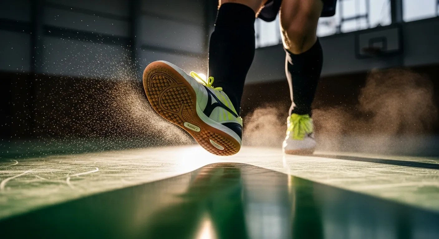 Performa sepatu futsal Ortuseight saat bermain di lapangan indoor