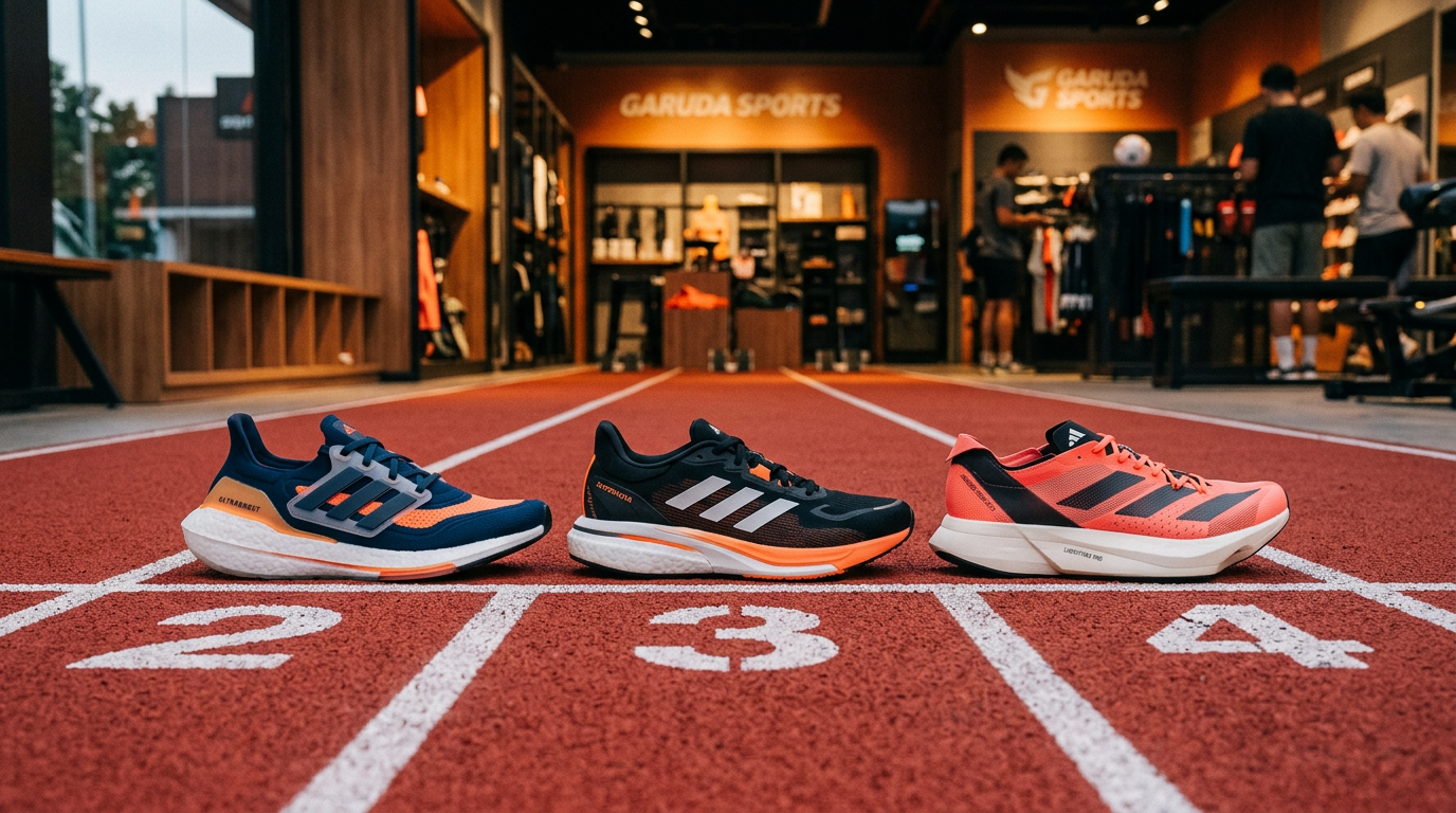 Sepatu running Adidas Ultraboost Supernova dan Adizero