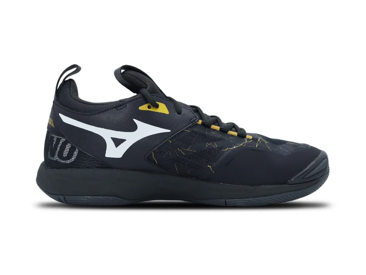 Foto produk Mizuno Wave Momentum 2 - Black Oyster/Mp Gold/Iron Gate
