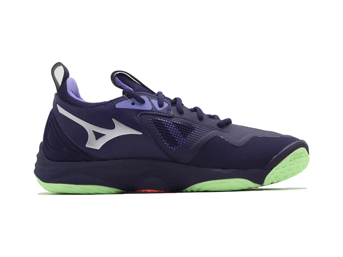 Foto produk Mizuno Wave Momentum 3 - Evening Blue/Techno Green/Iolite