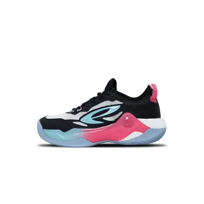910 Nineten Sepatu Basket Kyoto Court Pro - Hitam/Putih/Merah Camellia
