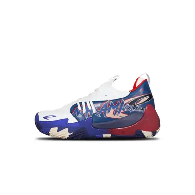 910 Nineten Sepatu Basket Nakami Vol 2 - Putih/Ungu Tua/Merah