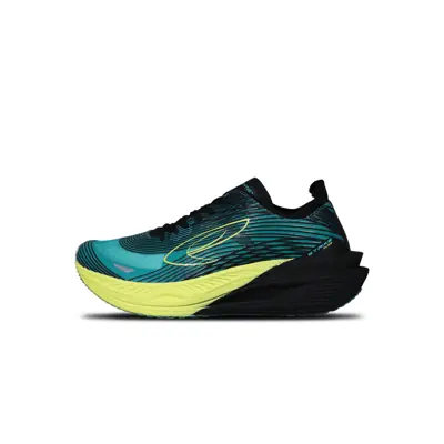 910 Nineten Sepatu Running Haze Flow - Hitam/Teal/Kuning