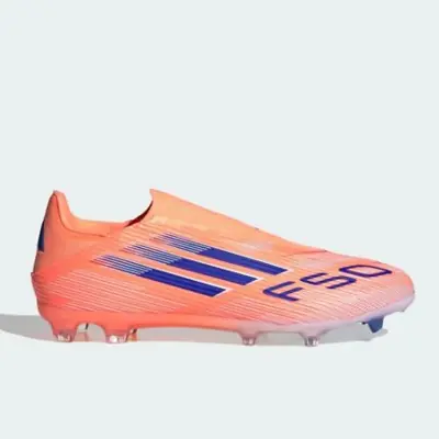 Adidas F50 League Laceless FG - Beam Orange Blue JH7735 Original