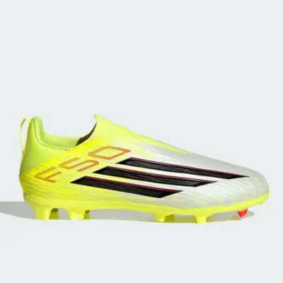 Adidas F50 League Laceless FG J - Team Solar Yellow JR9009 Original