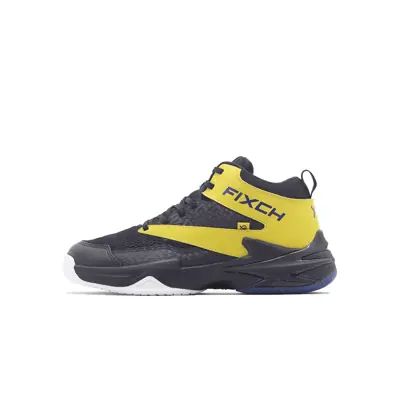 Fixch Sepatu Voli Troy - Yellow/Black/White