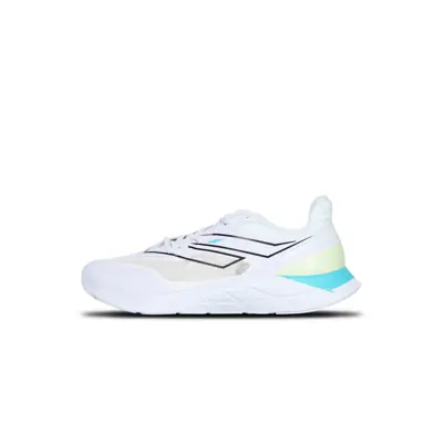 Mills Sepatu Running Treximo Saga M3 - White/Lime Green/Turqoise (1)