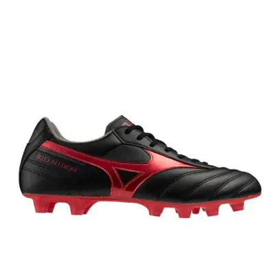 Mizuno Morelia II Club FG - Red Black Sand P1GA250800 Original