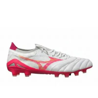 Mizuno Morelia Neo IV Beta Elite FG - White Pink Purple P1GA264264 Original