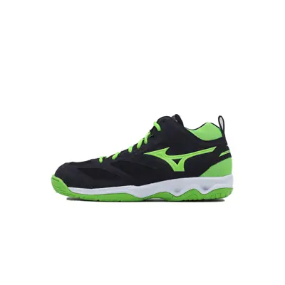 Mizuno Sepatu Voli Dynablitz Mid - Black/Jasmin Green/Ebony