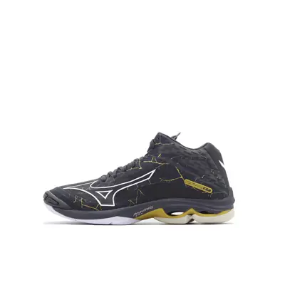 Mizuno Sepatu Voli Wave Lightning Z7 Mid - Black Oyster/Mp Gold/Iron Gate