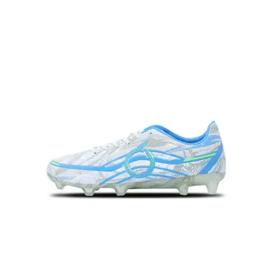Ortuseight Sepatu Bola Catalyst Beast FG - White/Cyan/Fluo Green