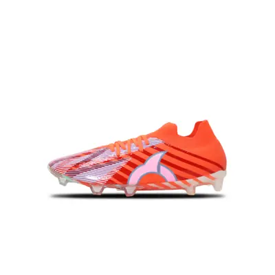 Ortuseight Sepatu Bola Catalyst Glitch FG - Peach/White/Aqua