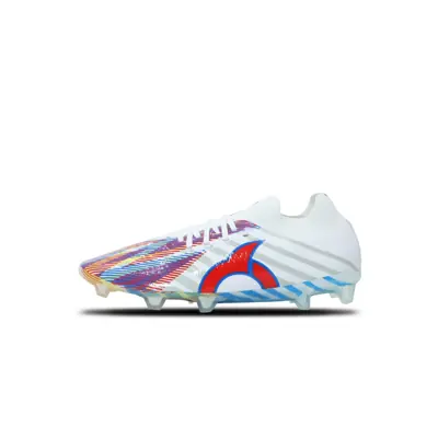 Ortuseight Sepatu Bola Catalyst Glitch FG - White/Blue/Ortred