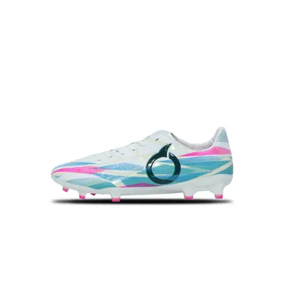 Ortuseight Sepatu Bola Catalyst Hyperion FG - White/Cyan/Pink