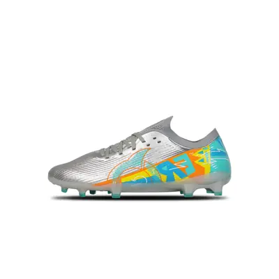 Ortuseight Sepatu Bola Catalyst Liberte V4 FG - Silver/Aqua