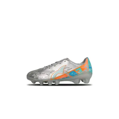 Ortuseight Sepatu Bola Junior Catalyst Liberte V4 FG JR - Silver/Aqua