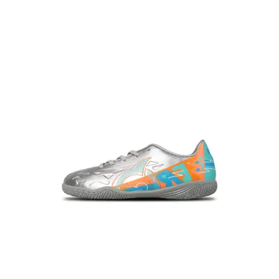 Ortuseight Sepatu Futsal Junior Catalyst Liberte V4 IN JR - Silver/Aqua