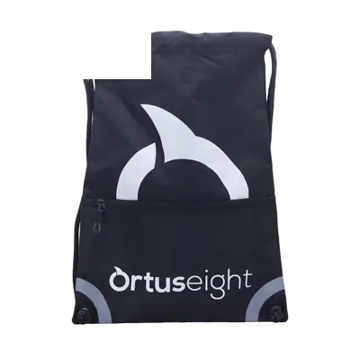 Ortuseight Tas Gymsack Ortus String Bag - Black/White