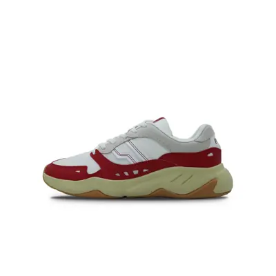 Piero Sepatu Sneakers Ergo Tanah Air - White/Red/Vintage