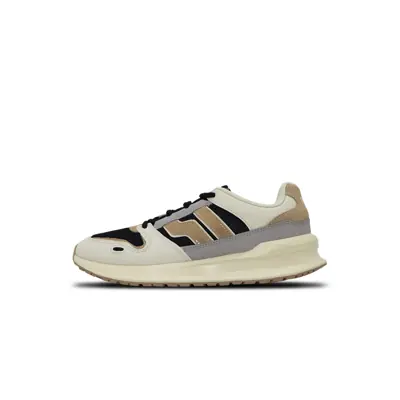 Piero Sepatu Sneakers Jogger 24 PRM - Light Grey/Oyster White/Pale Brown