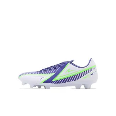 Specs Sepatu Bola Arrow FG - White/Dyed Blue/Green Gecko