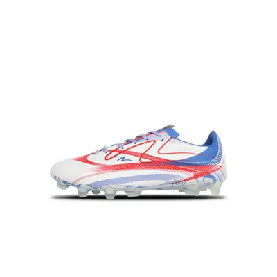 Specs Sepatu Bola Galactica Morph FG - White/Palace Blue/Cherry Tomato