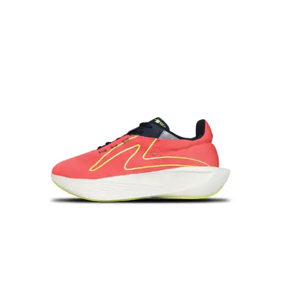 Specs Sepatu Running Skyglide - Poinsettia/Noir Blue/Safety Yellow